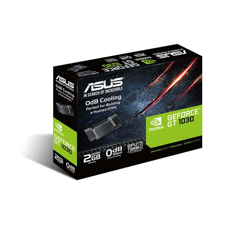 Tarjeta de Video ASUS GeForce GT-1030 2GB GDDR5 DVI HDMI PCIexp3.0