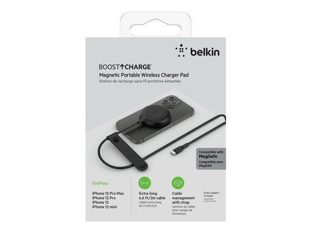 Base de carga magnética portátil Belkin - 7,5 W BOOST↑CHARGE™