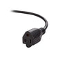 Cable de Poder 3x16AWG 300V 13A 125VAC 1625W 2Metros Black