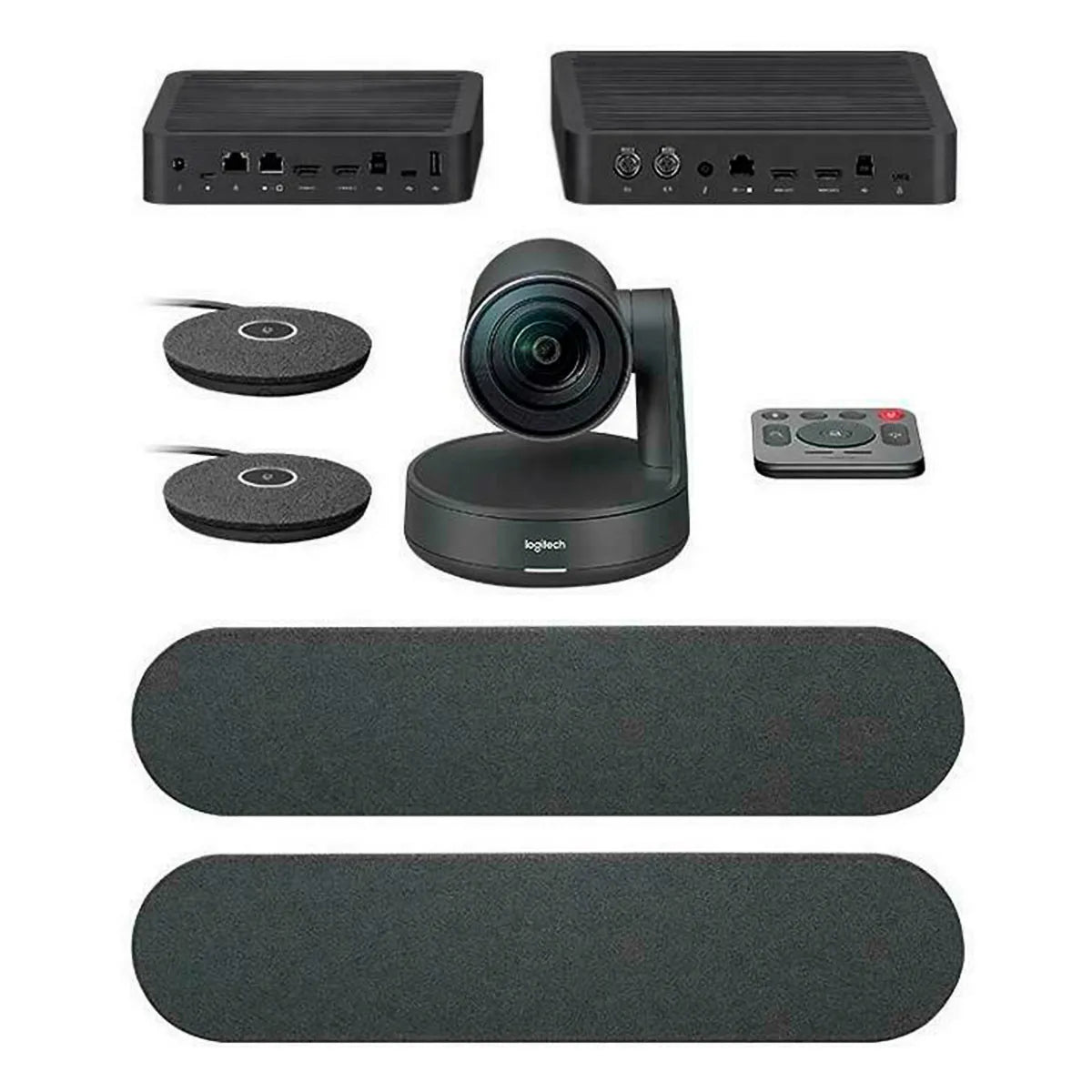 CONFERENCE-CAM LOGITECH RALLY PLUS 4K-ZOOM 15X-RIGHTSENSE-VISION 90 HASTA 24 PERSONAS