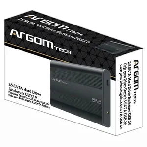 ENCLOSURE ARGOM AC-1033 2.5Inc. SATA USB 3.0 Negro