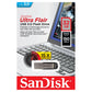 FLASH MEMORY SANDISK 32GB Ultra Flair Metal USB Plateado USB 3.0