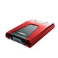 DISCO DURO EXTERNO ADATA 1TB HD650 USB 3.0 Anti shock ROJO