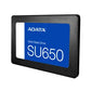 SOLID STATE DRIVE ADATA 480GB SU650 SATA III 2.5Inc NoteboOK 6gb s
