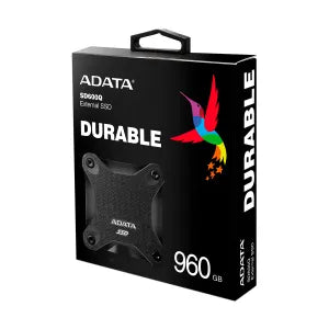 SSD ADATA 960GB SD600Q 440MB-s USB-3.0 Externo Black