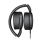 HEADSET Sennheiser HD 400S Closed-Back Around Ear 4.6Inch Cable with Mic Black