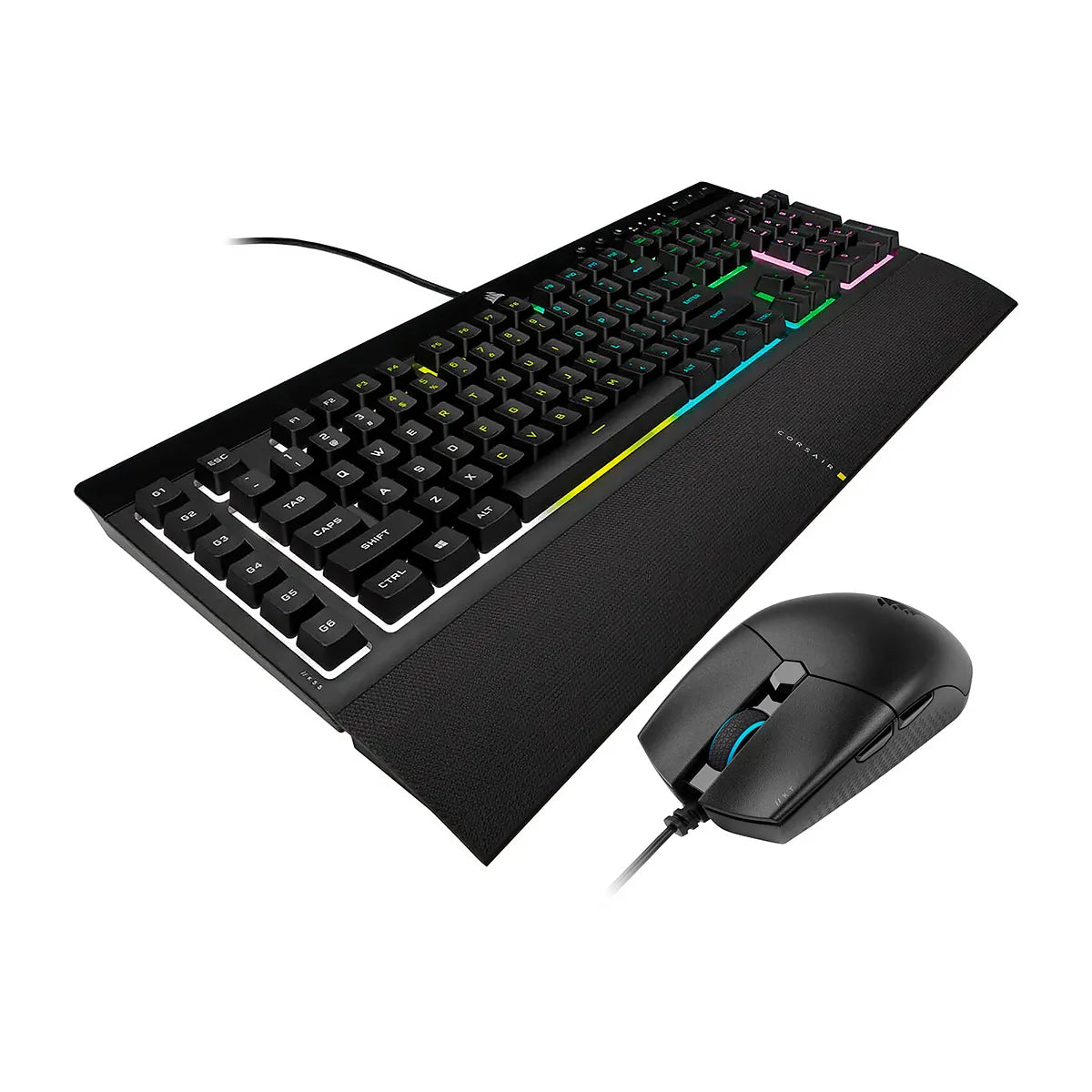 KIT Teclado - Mouse CORSAIR K55 RGB PRO + KATAR PRO Gaming