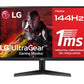 Monitor LG 24GN600-B - 24" - 1920 x 1080 / 144 Hz / IPS
