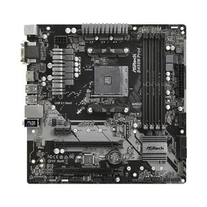 MBO ASROCK B450M-PRO AMD Socket AMD4 4xDDR4 VD SN RD HDMI DVI-D 2XM.2 6USB3.1 PCI-Exp3.0 uATX