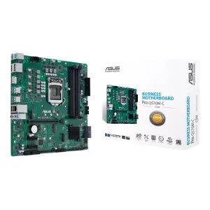 MBO ASUS Pro Q570M-C 10ma-11ava. LGA1200 4DDR4 2DP HDMI 2M.2 6USB 2-PCIe3.0 micro-ATX