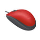 MOUSE LOGITECH M110 Wired Silent Red