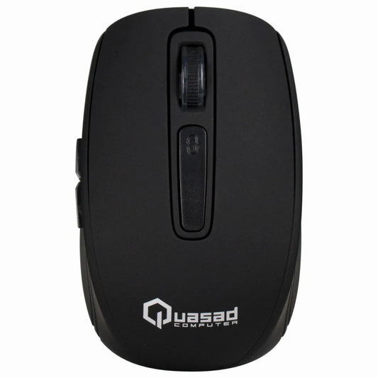 MOUSE QUASAD QM-850BLK WIRELESS RECARGABLE USB Negro