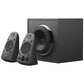 PARLANTE LOGITECH Z625 2.1 WITH SUBWOOFER ENT. OPTICA SON-THX FOR GAMING Negro