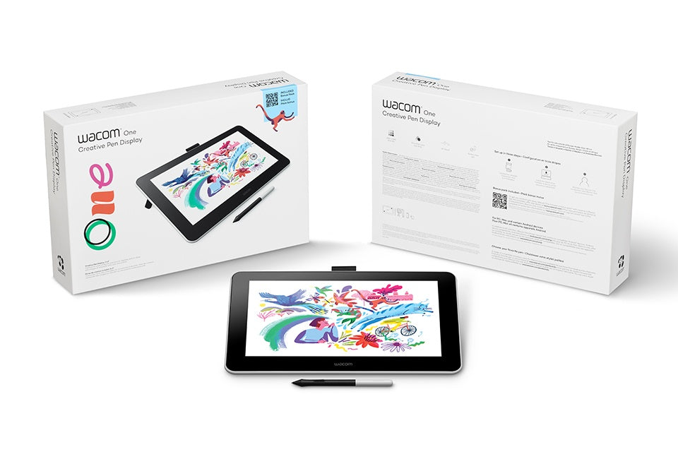 Tablet Digitalizadora Wacom One DTC133 - Con display LCD - diestro y zurdo