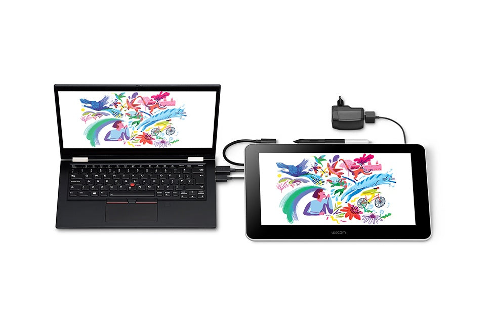 Tablet Digitalizadora Wacom One DTC133 - Con display LCD - diestro y zurdo